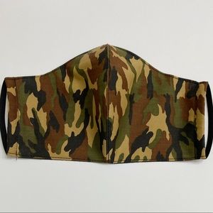 CAMOUFLAGE Print FACE MASK w/ Filter Pocket